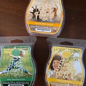 3 international collection Scentsy bars
